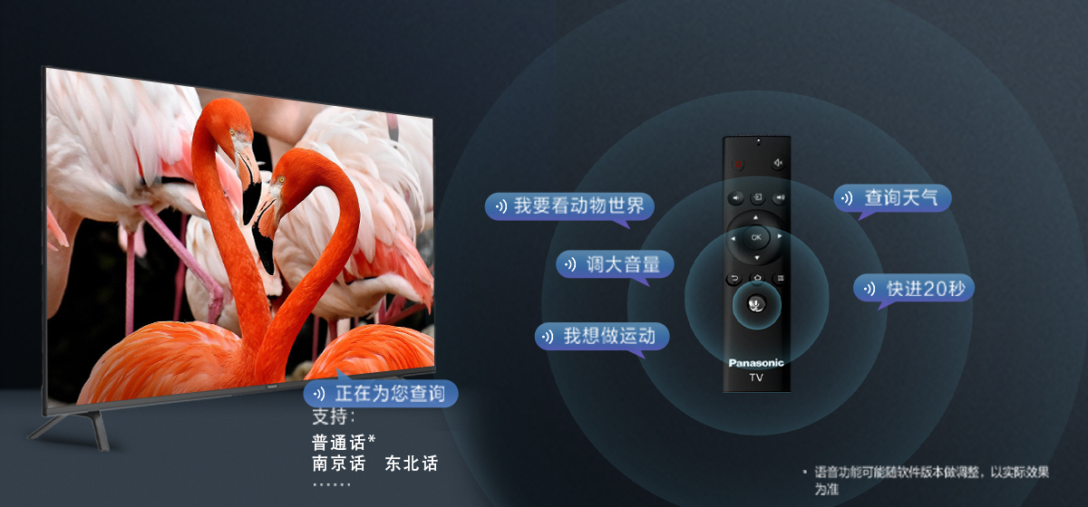 一鍵喚醒，智能語音遙控器