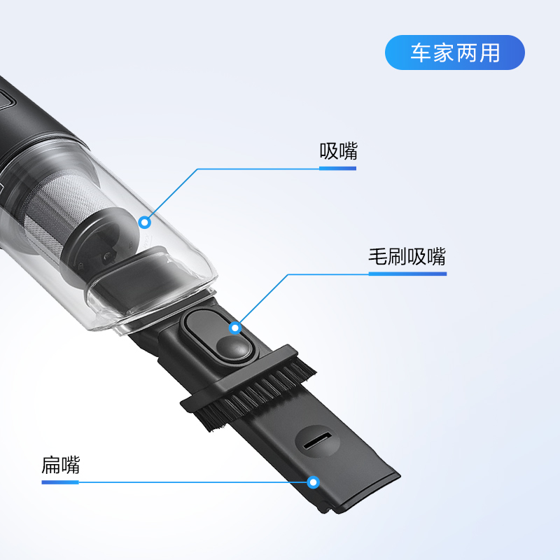 二合一可拆卸吸嘴，多種場景，輕松應對
