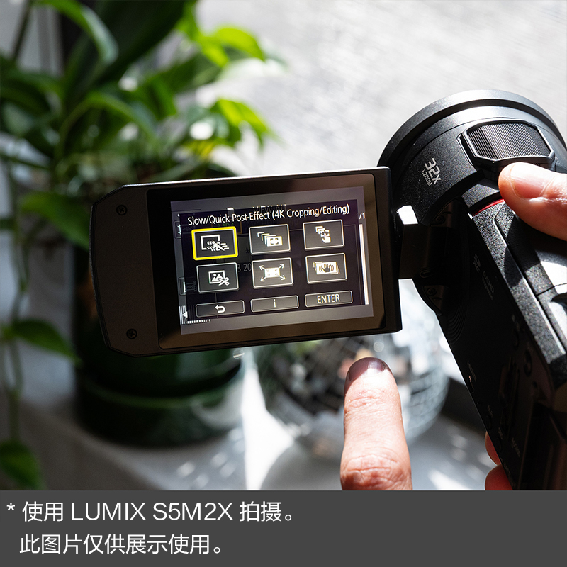 以 4K 拍攝并稍后編輯
