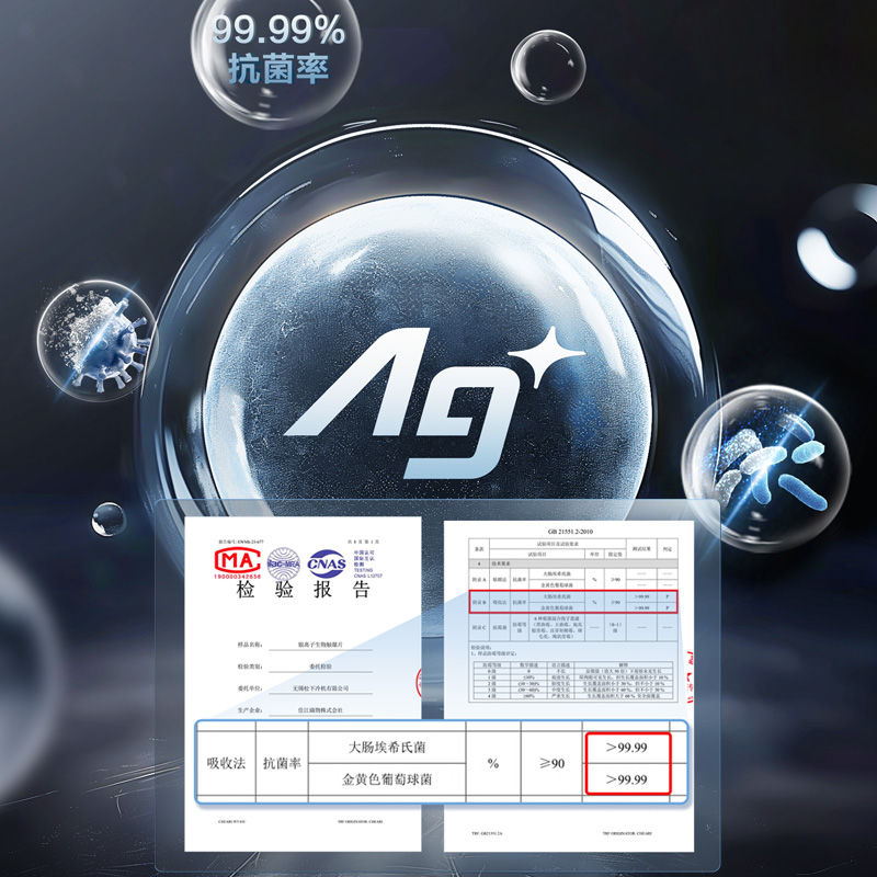 Ag+銀離子抗菌，守護食材新鮮長存