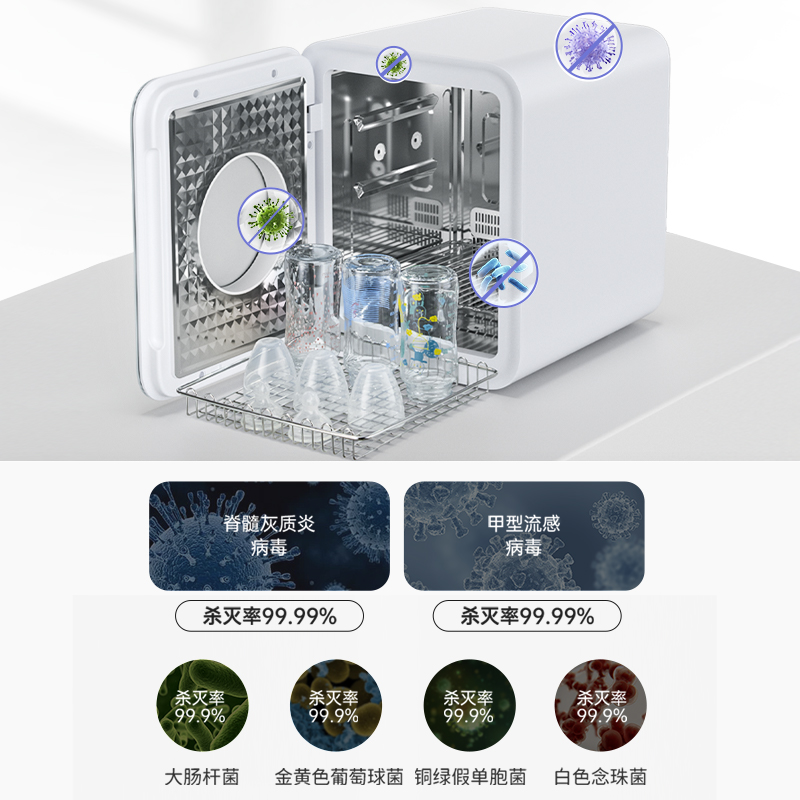 殺菌率高達99.99%*權威檢測認證