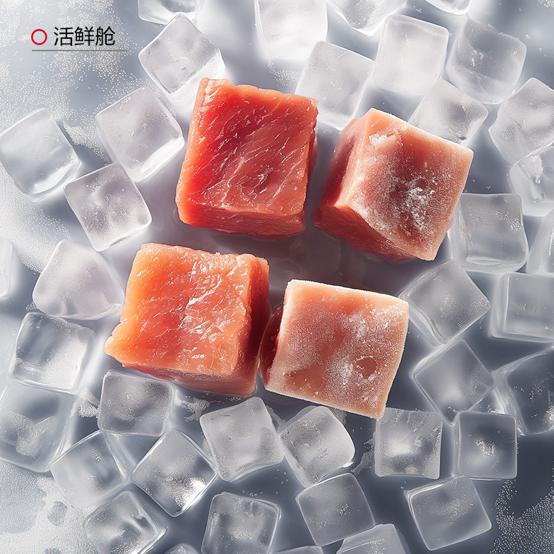 活鮮艙一鍵開啟-3℃微凍，更適合肉類的鮮存模式