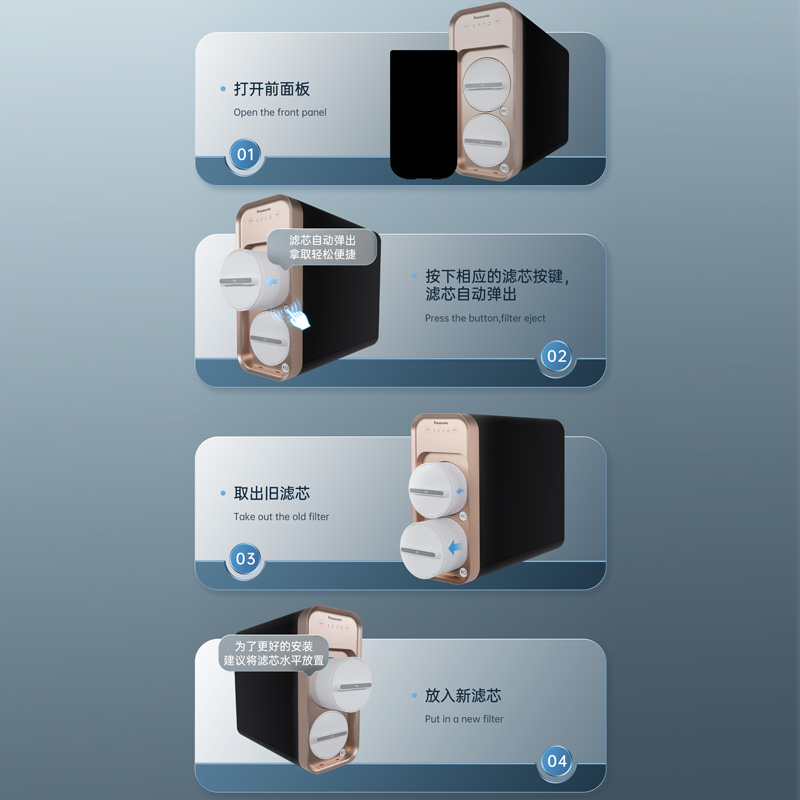 一鍵換芯，按壓即出