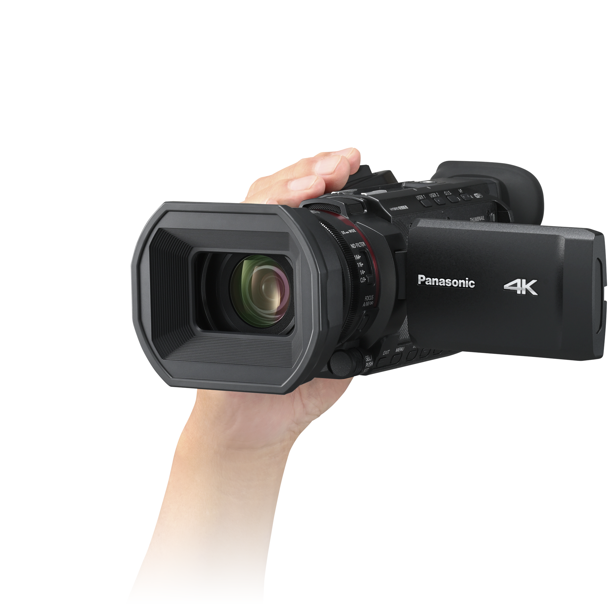 緊湊型 4K 60p 攝像機，專為導演打造