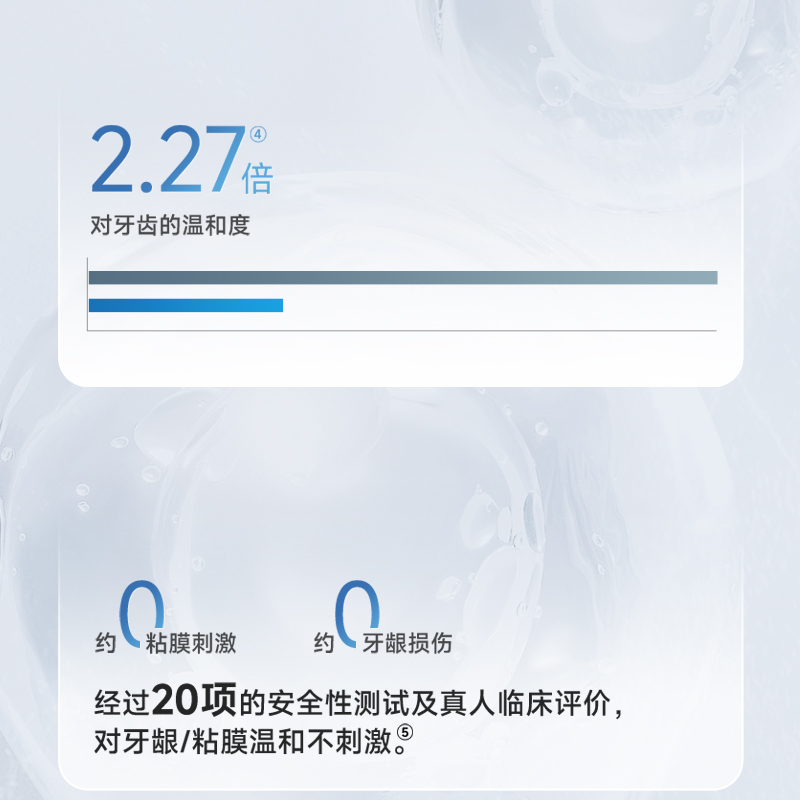 強力去除齒縫牙垢牙漬，還原牙齒亮白本色