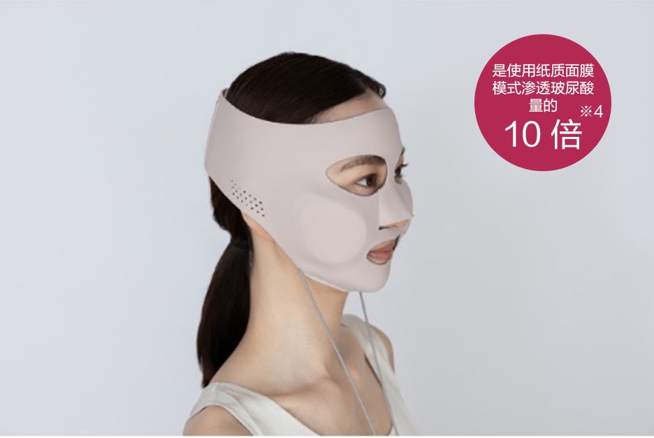 著眼于美容診所技術的對角質層的“高分子滲透※1技術”。與紙質面膜同時使用，實現玻尿酸對角質層10倍※4滲透。