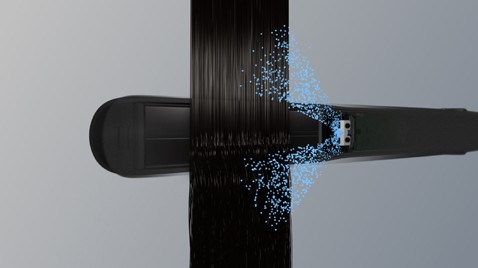 NEW 改進的nanoe發生器，提高※1離子※4的放出效率。提升※1發梢的水潤感